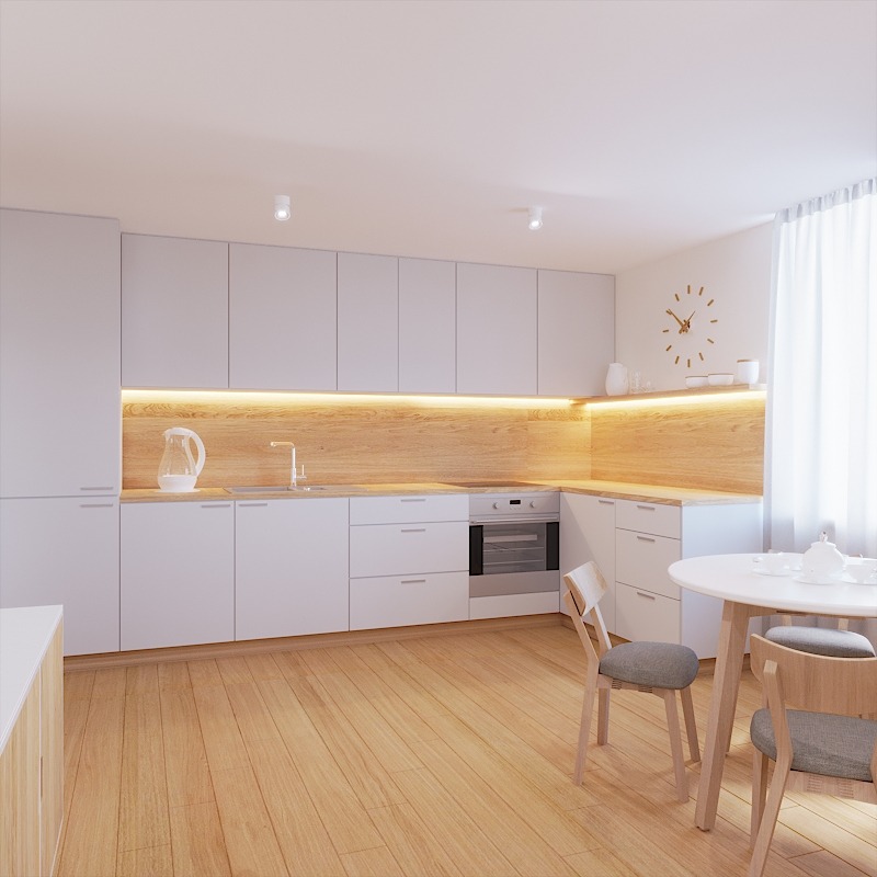 Interjera dizainera veidota virtuve